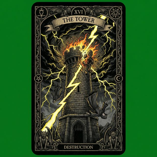 Arcana XVI — The Tower